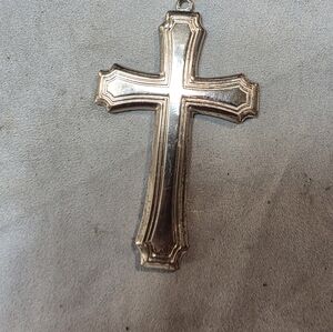 Silver Cross Pendant By Gorham